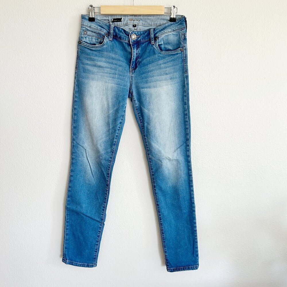 Kut From the Kloth Jeans Catherine Boyfriend Light Wash Denim Stretch